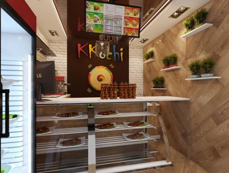  Дизайн павильона корейской кухни